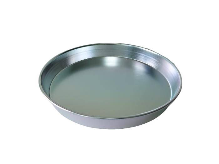 Деко алюмінієве кругле Форма для випікання та запікання в духовці алюмінієва D 35 cm H 5 см
