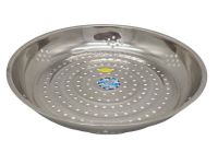 Пароварка сито вставка для каструлі з неіржавкої сталі Горох D 33 cm H 5 cm Нержавійка