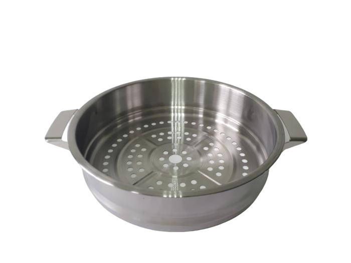 Пароварка-вставка для каструлі з нержавіючої сталі D по низу 25 cm D по верху 27 cm Нержавіюча сталь