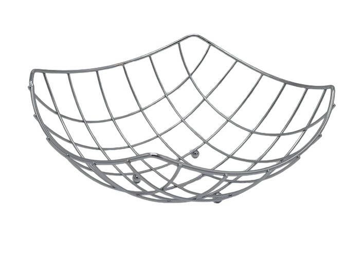 Фруктівниця з нержавіючої сталі Ваза для фруктів з нержавіючої сталі 24*24 cm H 10 cm