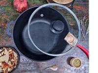 Кастрюля чугунная с крышкой 4 литра