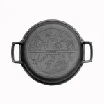 Кришка сковорода чавунна Brizol 260 мм 