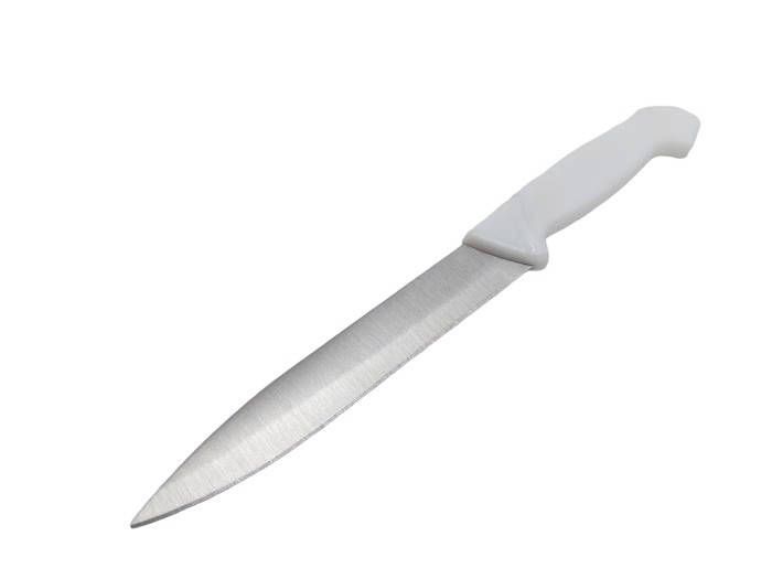 Ніж кухонний універсальний з білою ручкою "MASTER" L 23 cm лезо 13 cm