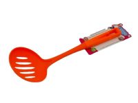 Шумівка кухарна пластикова перфорована з прорізами L 35 cm D 11 cm