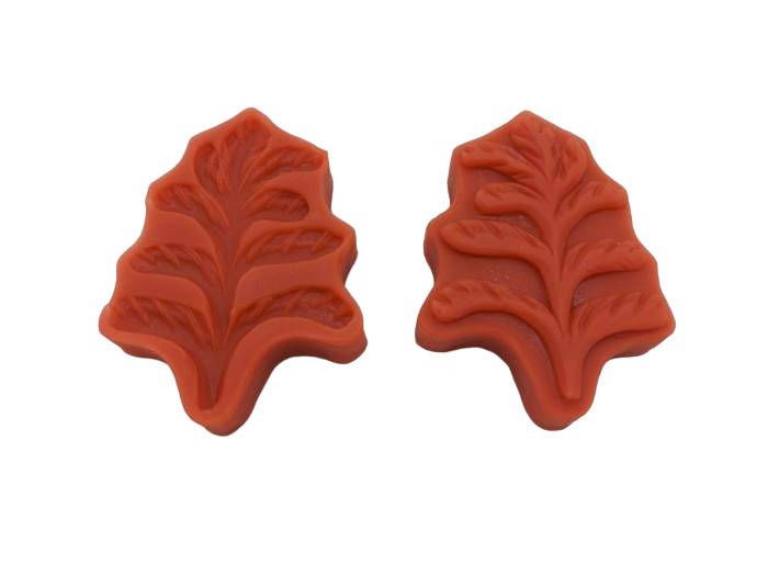 Вайнер для мастики та флористики силіконовий кондитерський Лист дуба L 8 cm