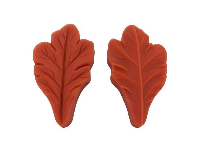 Вайнер для мастики та флористики силіконовий кондитерський Кленовий лист L 7,5 cm