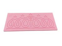 Килимок фактурний силіконовий для гнучкого айсингу та мастики Оборка 17*7 cm