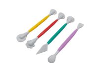 Інструменти (набір) для кондитерські мастики в наборі 4 штуки L 17 cm
