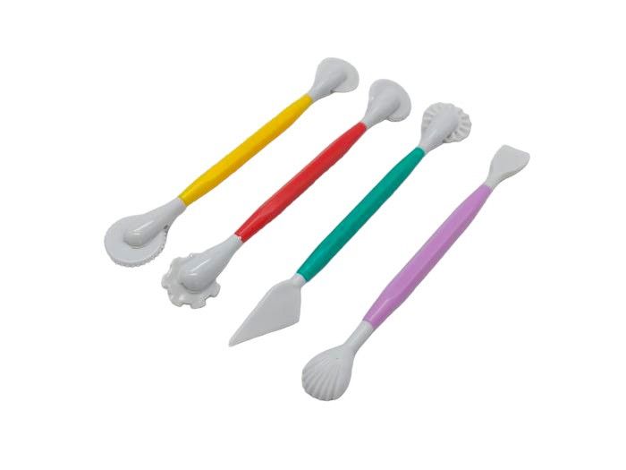 Інструменти (набір) для кондитерські мастики в наборі 4 штуки L 17 cm