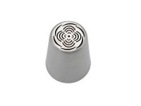 Насадка кондитерська для крему та прикрашання тортів велика малайзійська №66 Квітка D 3,8 / 2,5 cm H 4,2 cm