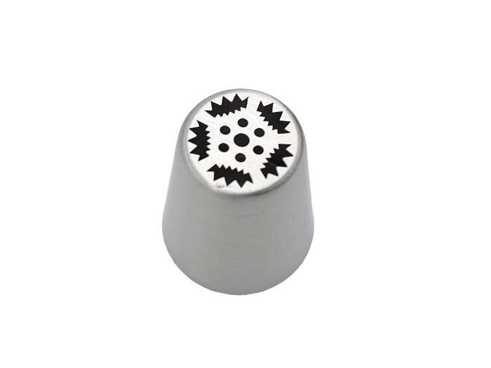 Насадка кондитерська для крему та прикрашання тортів Тюльпан великий малайзійський №33 D 3,8 / 2,5 cm H 4,2 cm