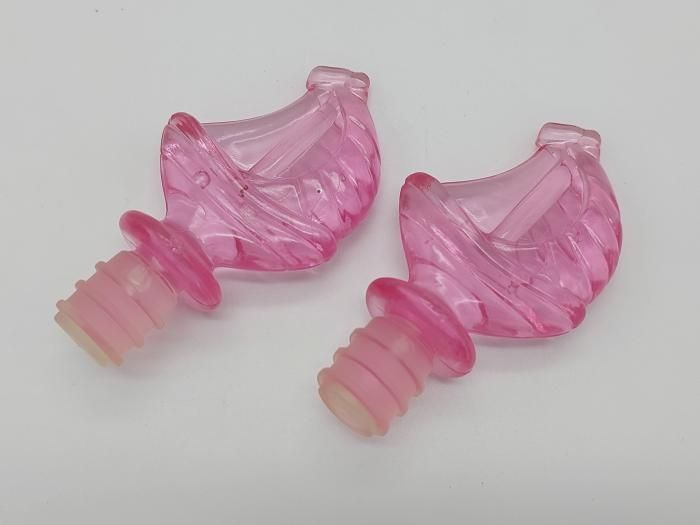 Пробка для винної пляшки Пробка для вина і шампанського багаторазова пластикова набір 2 штуки L 8,5 cm