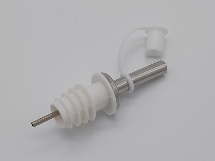 Пробка гейзер з дозатором для винної пляшки Корок для вина і шампанського багаторазовий нержавіюча сталь L 9 cm