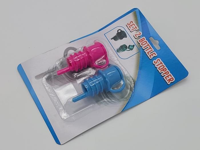 Пробка гейзер з дозатором для винної пляшки Корок для вина і шампанського багаторазовий силіконовий набір 2 шт