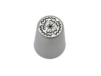 Насадка кондитерська для крему та прикрашання тортів велика малайзійська №65 Квітка D 3,8 / 2,5 cm H 4,2 cm