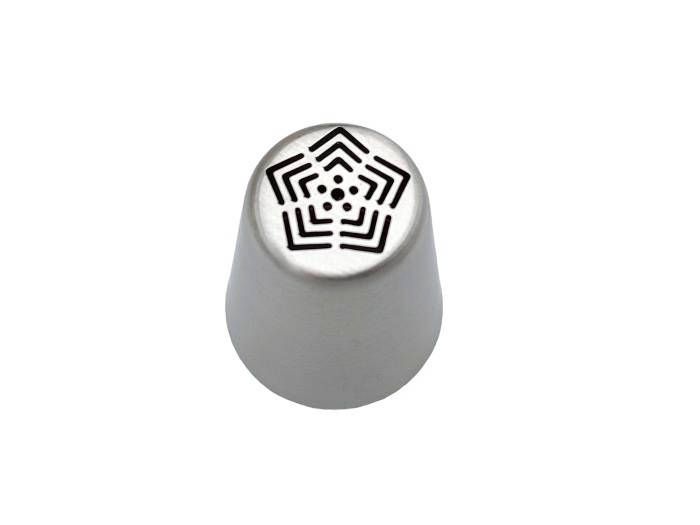 Насадка кондитерська для крему та прикрашання тортів велика малайзійська №75 Зірка D 3,8 / 2,5 cm H 4,2 cm