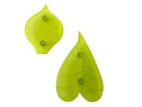 Набори кондитерських плунжерів для мастики та печива пластиковий Лист лілії 2 штуки