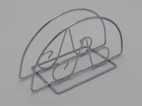 Серветниця з нержавійки для паперових серветок Підставка під серветки настільна 13 cm H 7 cm