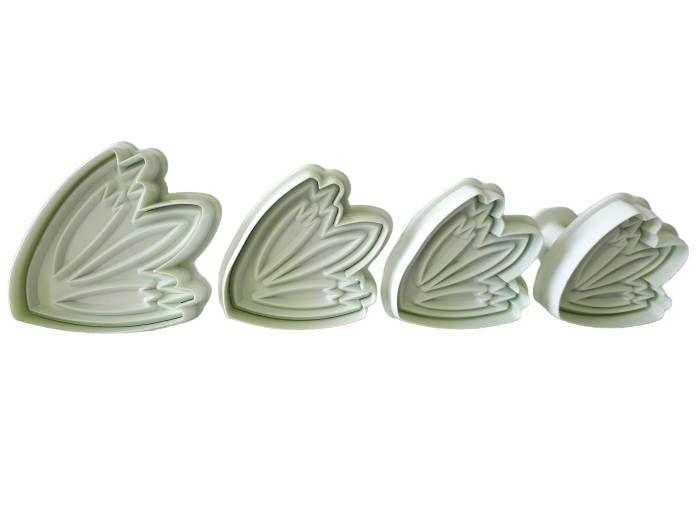 Набори кондитерських плунжерів для мастики та печива пластиковий Тюльпан 4 штуки