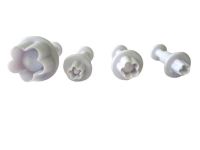 Набори кондитерських плунжерів для мастики та печива пластикова Квітка 4 штуки