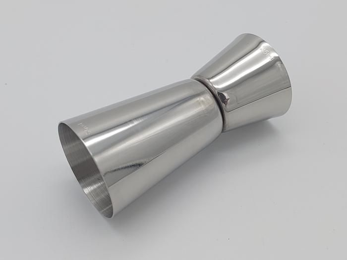 Джиггер барний мірний з нержавіючої сталі Міряльний  стакан для коктейлів Мірник для бару 25/50 мл