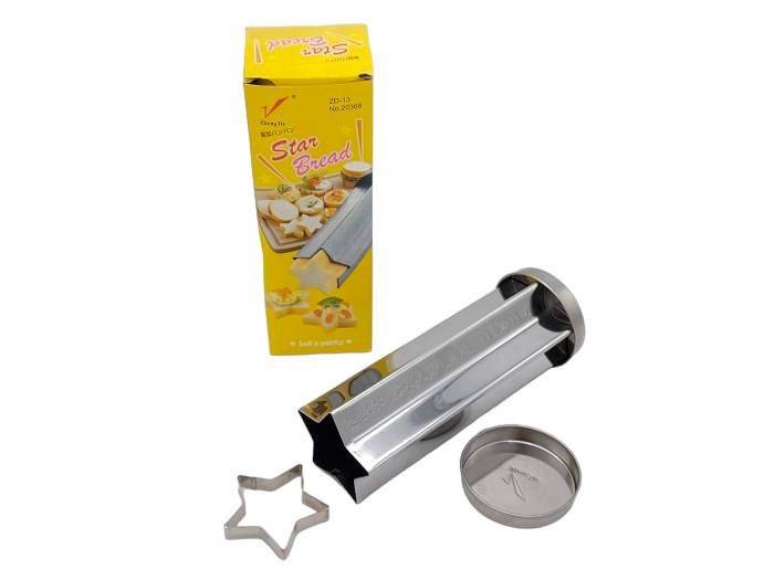 Форма металева для випікання фігурного хліба Зірка L 21 cm 8*8 cm