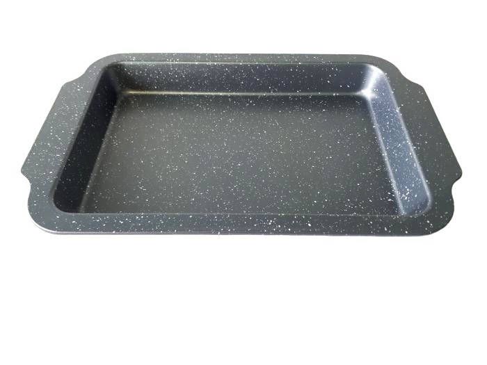 Форма для випічки пирога в духовці прямокутна Деко для запікання з тефлоновим покриттям 36*23*3,5 cm
