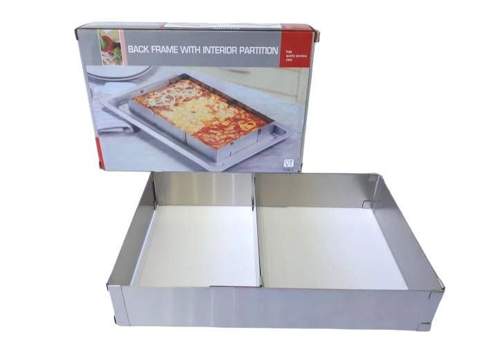 Форма для випікання прямоульна розсувна Форма для складання та формування торта з нержавіючої сталі H 5 cm