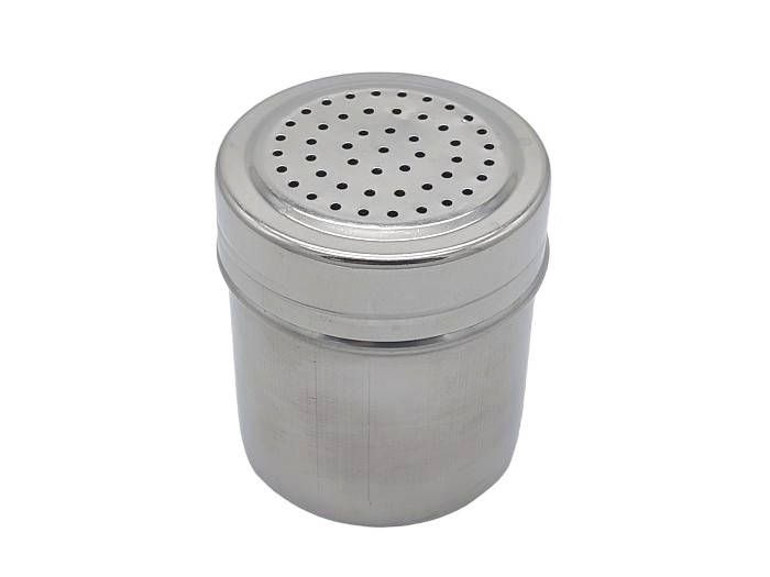 Солонка перечниця металева Ємність для спецій сільниця нержавіюча сталь D 7 cm H 8 cm