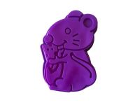 Форма силіконова кондитерська для випічки пирога або торта Мишка 25*18*4 cm