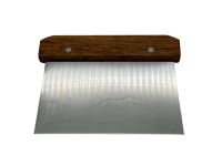 Шпатель різак для тіста з нержавійки Скребок подільник кондитерський 14,5*8 cm