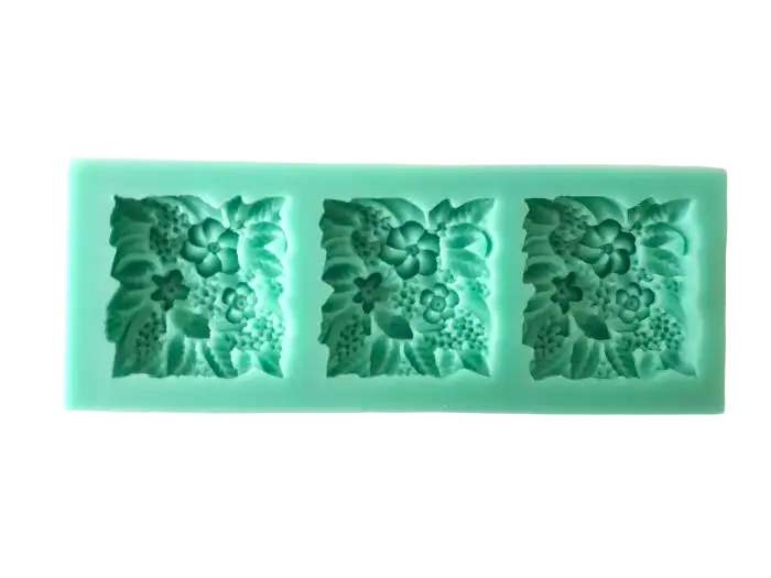 Молд силіконовий кондитерський для мастики та шоколаду Квіти L 9 cm