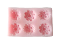 Молд силіконовий кондитерський для мастики та шоколаду Сніжинки 9,5*6 cm