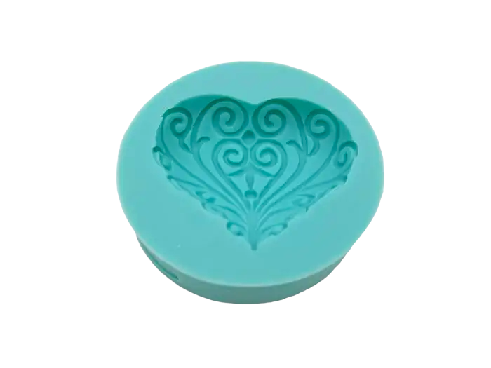 Молд силіконовий кондитерський для мастики та шоколаду Серце 5*6 cm