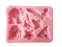 Молд силіконовий кондитерський для мастики та шоколаду Тварини 12*9 cm