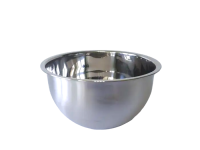 Миска кухонна з нержавіючої сталі глибока матова D 17,5 cm H 9,5 cm 1,3 літра для їдальні Нержавіюча сталь