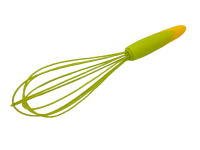 Силіконовий кулінарний вінчик з пластиковою ручкою кондитерський для збивання яєць крему і тіста Кукурудза 30cm