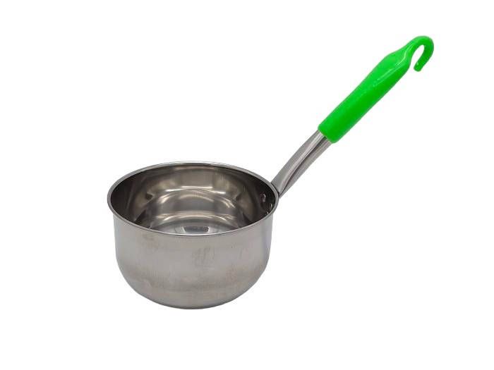 Ківш кухонний нержавійка з пластиковою ручкою Ковшик з нержавіючої сталі для кухні 14,5*9 cm L 30 cm 1 л