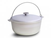 Казан великий алюмінієвий Талко 40 л з дужкою  