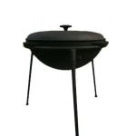 Казан чугунный с крышкой и треногой 30 л