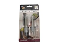 Пробка для пляшки із дозатором пластмасова у наборі 2 штуки d 2 cm, L 9,5 cm.