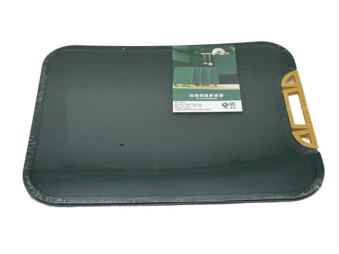 Дошка обробна зелена пластикова пластикова кухонна для нарізання овочів і продуктів 39*23 cm