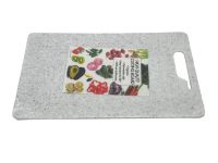 Дошка обробна пластикова кухонна кухонна для нарізування овочів і продуктів 37*23*0.5 cm