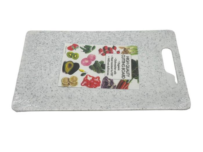 Дошка обробна пластикова кухонна кухонна для нарізування овочів і продуктів 37*23*0.5 cm