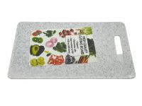 Дошка обробна пластикова кухонна кухонна для нарізування овочів і продуктів 33*20*0.5 cm