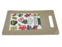 Дошка обробна пластикова кухонна кухонна для нарізування овочів і продуктів 43*27*0,8 cm