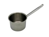 Ківш кухонний нержавійка без кришки Ківшик з ручкою з нержавіючої сталі для кухні 11,5*7,5 cm L 24 cm 500 мл