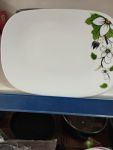 Блюдо керамічне Квіти 33*25