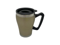 Термокружка для кави та чаю з нержавійки з кришкою Кружка термос із ручкою металева Чашка-термос 350 мл