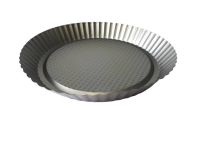 Форма для випічки пирога в духовці кругла Хвиля Деко для запікання D 26,5cm H 4cm